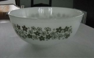 Vintage Pyrex Glass Crazy Daisy Spring Blossom 4 Quart Mixing Bowl 404