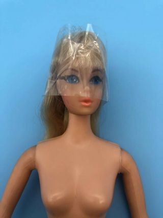 Vintage Barbie Dramatic Living Barbie Blonde Hair Mod Nude