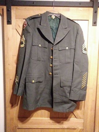Vintage World War Ii Ww2 Us Army Air Force Uniform Coat Jacket Military
