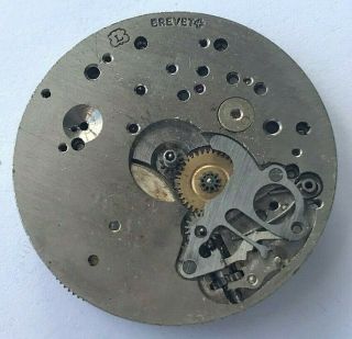 Vintage Brevet Breguet Lemania Swiss Chronograph hand winding watch movement 2