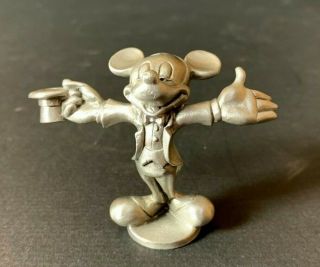Vintage Disney Hudson Pewter Mickey Mouse Figurine 3859