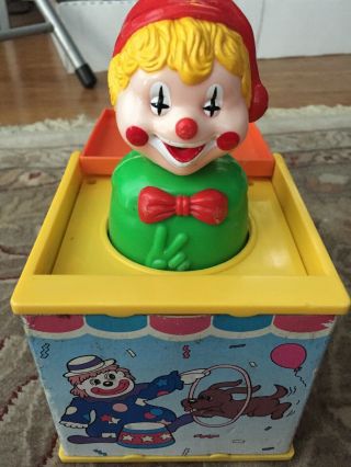 Redbox Vintage 1987 Clown Joker Jack In The Box Great 1980s