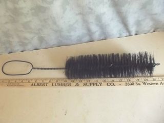Vintage 3 " Diameter Black Nylon Bottle And Tube Brush