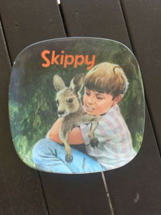 Vintage Skippy Plate By Bessemer Made In Australia Skippy The Bush Kangaroo