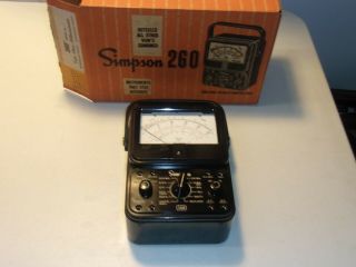 Vintage Simpson 260 Series 3 Vom Test Meter With Orig.  Box,
