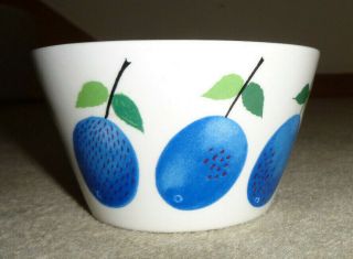 Rare Vintage Stig Lindberg Gustavsberg Prunus Dessert Bowl Stamped