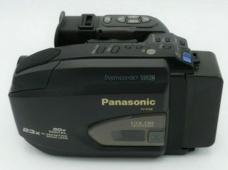 Vtg Panasonic Camcorder Palmcorder PV - D308 VHSC w Case Charger And 2 Batteries 2