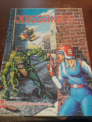 Vintage Avalon Hill Lords Of Creation Omegakron Adventure Module