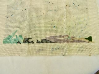Vtg Penelope Needlework Tapestry B5723 Landscape Deer in Forest 18 
