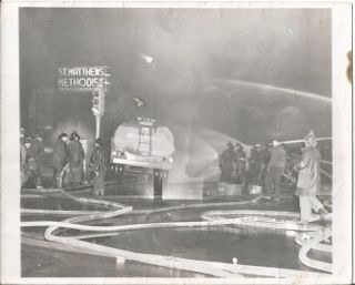 Vintage Photo Of Fire Chicago Fire Department St.  Matthew 