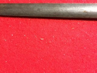 Vintage A9FR Dexter Sharpening Steel Rod 13.  5” Wood Handle Knife Sharpener 3