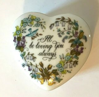 1983 Songs Of Love Music Box Vintage Franklin " I 