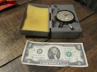 Mitutoyo No.  2410 Dial Indicator.  001 " -.  250 " Vintage In Case As Found