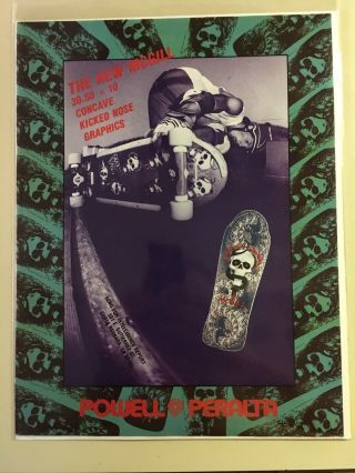 Mike Mcgill Skateboard Ad Powell Peralta Skateboard Ad Vintage