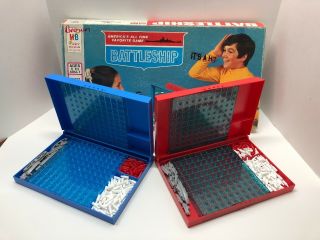 Vintage 1971 Milton Bradley Board Game Battleship 4730 - Complete