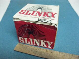 Vintage Toy Slinky With Box,  James Industries Inc.  Toy