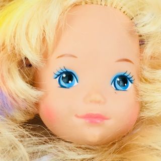 Vintage Lady Lovely Locks Doll Head Only Replacement 1986 TCFC Mattel 2