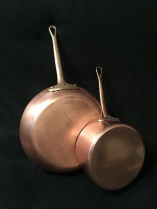 Vintage Copper Cookware Made In France - Skillet - Saucepan