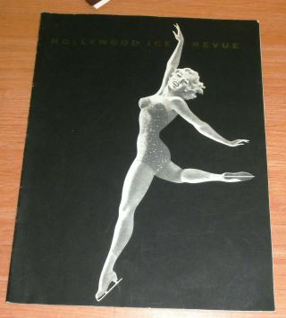 Vintage 1956 Arthur M Wirtz Hollywood Ice Revue Of 1956 The Show With The Stars
