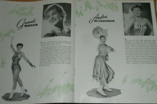 Vintage 1956 Arthur M Wirtz Hollywood Ice Revue of 1956 The Show With the Stars 3