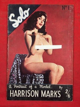 Vtg 50’s Harrison Marks Solo No.  1 Ann Austin Spicy Nude Girlie Risqué Pinups