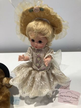 Antique Chaos The Bear And Wendy Madame Alexander 8 Inch Doll With Tag No Box