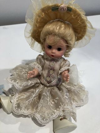 Antique Chaos the bear and Wendy Madame Alexander 8 Inch Doll With Tag No Box 3