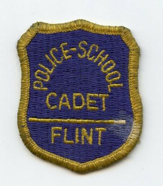 Vintage Flint Police School Michigan Cadet Uniform/shoulder Patch Mi