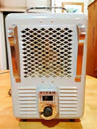 Vintage Titan Milkhouse Heater T760b1 Portable Dual 1300/1500 Watts