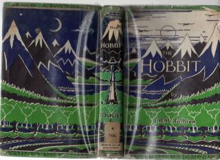 Vintage The Hobbit Or There And Back Again Illustrations J.  R.  R.  Tolkien Hcdj 1972