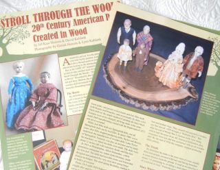 13p History Article,  Pics - 20th Century Wooden Dolls - Hitty,  Bullard,  Lee,