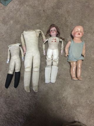 Antique German Bisque Dolls From Germany