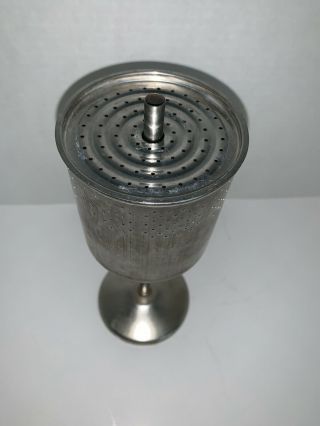 Vintage Corning Ware Coffee Pot Blue Cornflower 9 Cup Percolator Inside Parts 2