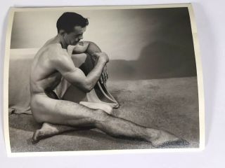 Vintage Studio Pose,  Male Nude,  Western Photography Guild,  Don Whitman,  4x5