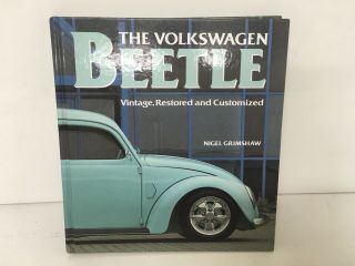 Classic Vw Beetle Vintage Book Hotrod Man Cave Barn Find Kit Car Volksrod