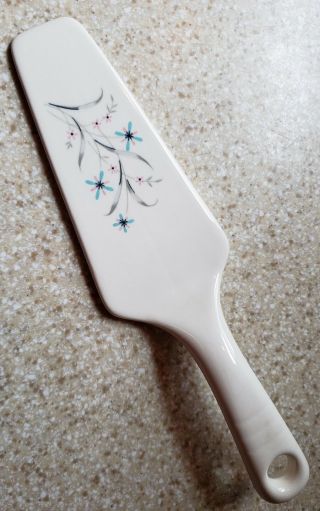 Taylor Smith & Taylor Windemere Ever Yours Ceramic Cake Pie Server Vintage 9 "