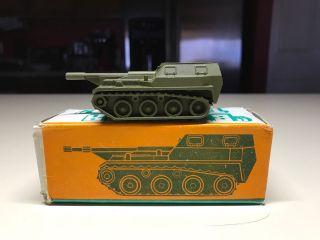 Old Vtg Russia Russian Military Tanker Toy Green