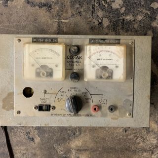 Vintage Conar Appliance Tester Model 200 With Cords,  Cables & Manuals