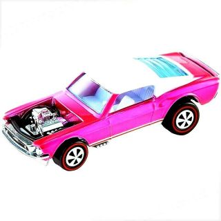 Hot Wheels Redline Vintage Series 1969 Hot Pink Custom Mustang
