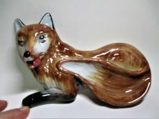 Vtg A Mottahedeh Design Italy Porcelain Fox Ashtray Wall Hanging - 2d
