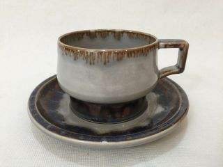 Vintage B & G Bing Grondahl Denmark Stoneware Cup & Saucer Set