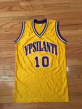 Ypsilanti High School (mi) Braves Vintage Game Boys Basketball Jersey