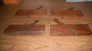 4 - Collectible Vintage Wooden Wood Hand Molding Planes 5