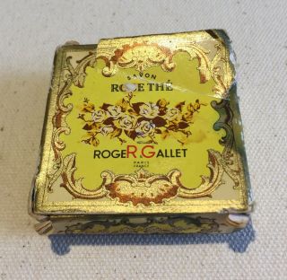 Vintage Savon Rose Roger And Gallet Soap Vtg Mini Soap Travel Size Paris,  France