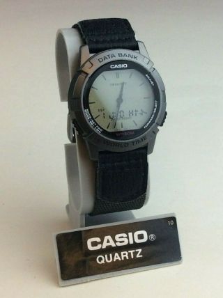 Vintage Casio Twincept Abx - 20 World Time Digtal Alarm Watch Available Worldwide