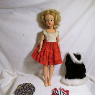 Vintage Ideal Tammy Doll W/original Dress?,  4 Handmade Vintage Outfits