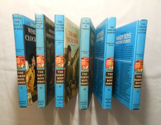 The Hardy Boys Mystery Stories Books 11 - 16 Hardcover Vintage Franklin W.  Dixon