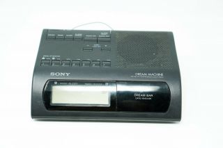 Sony Dream Machine Icf - C303 Fm Am Pll Synthesized Alarm Clock Radio