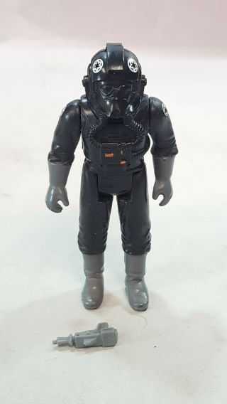Vintage Star Wars Figure Tie Fighter Pilot 1982 Complete China☆coo Rare