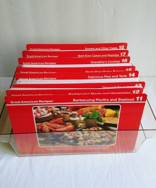 Vintage 1980s Great American Recipes Recipe Cards Box Set